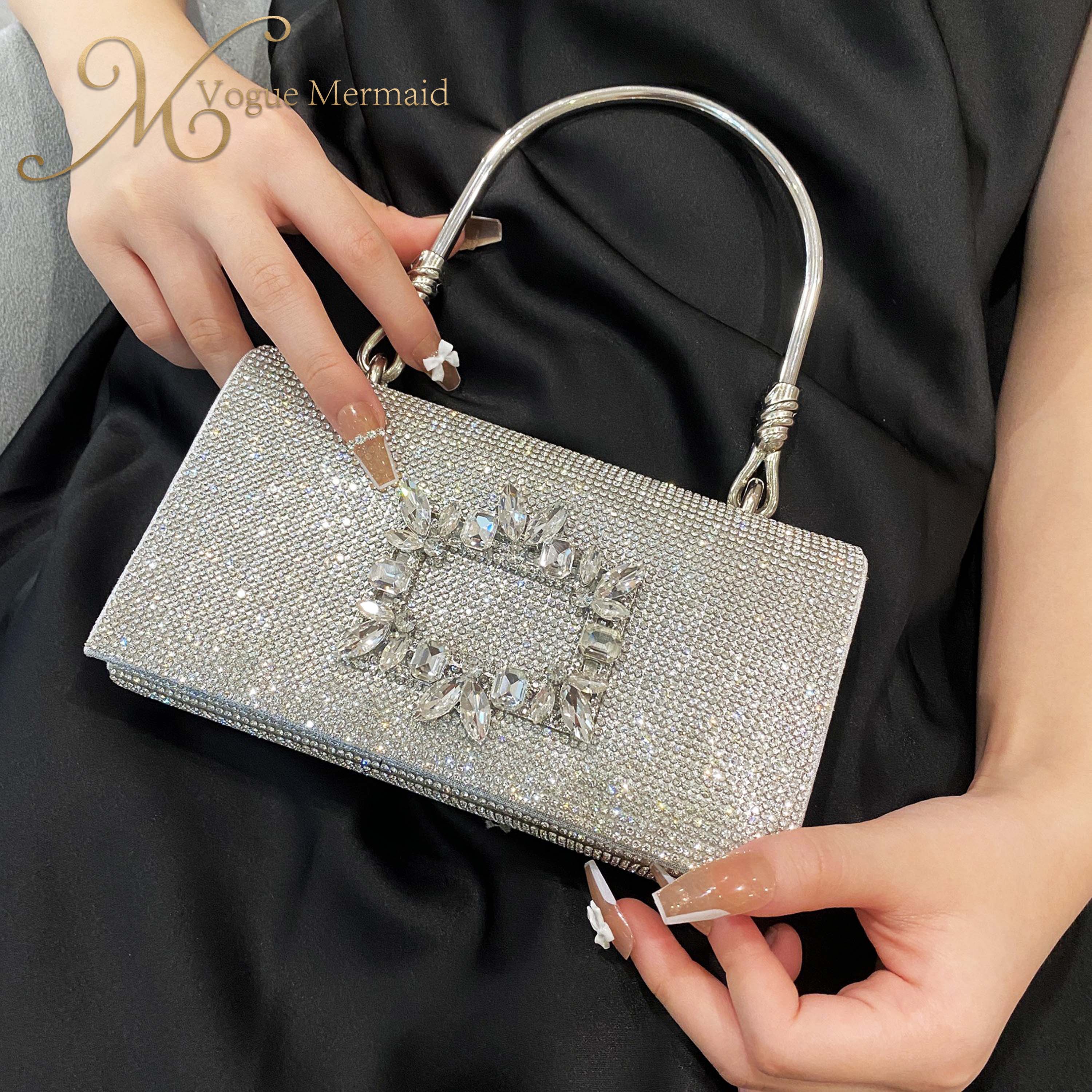 Luxury Club Party Ladies Portable Rhinestone Shoulder Bag